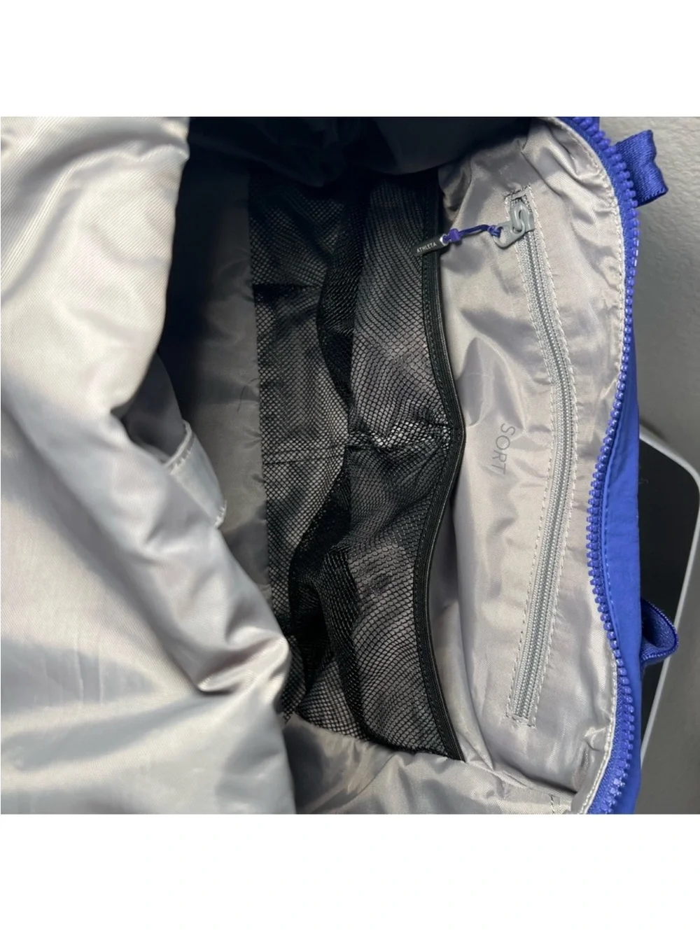 Athleta Blue Kinetic Duffel Bag
